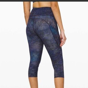 Lululemon Fast and Free High-Rise Crop II Non-Reflective Nulux Sz 6